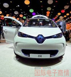 2012年度巴黎車展:Renault的ZOE是一款全電動車