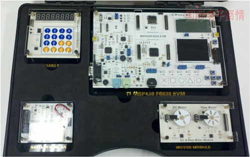 德州儀器中國嵌入式教育者會議，TI 第三方合作伙伴展示的MSP430F6638 EVM板